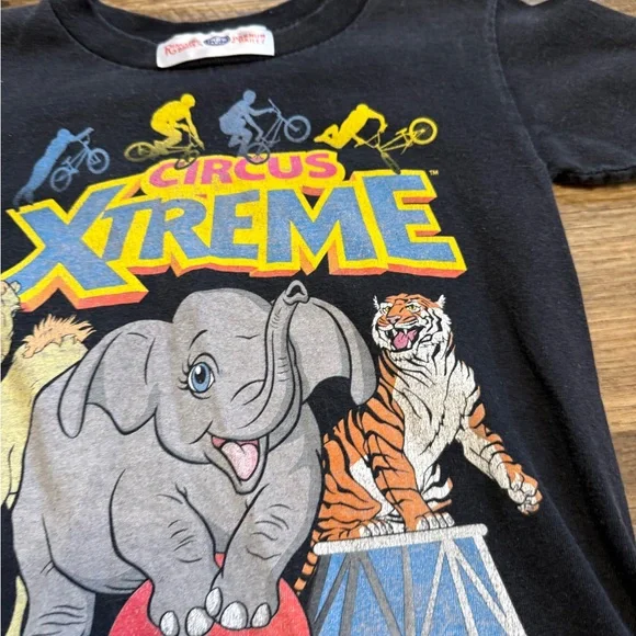 Vintage Ringling Brothers Circus Xtreme Black Graphic Tee Shirt - Picture 4 of 5